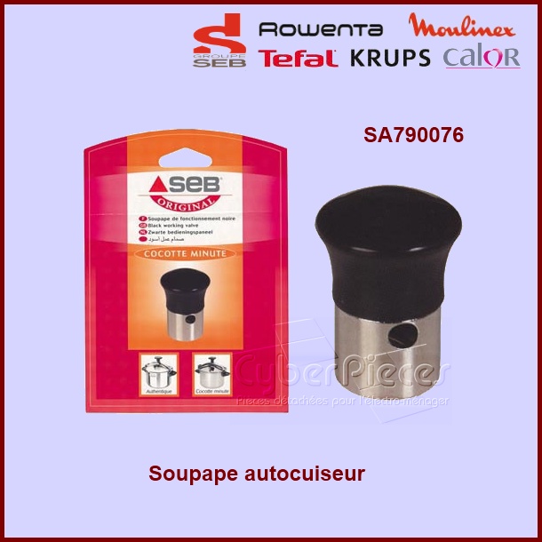 Soupape noire Cocotte Minute SEB - SA 790076