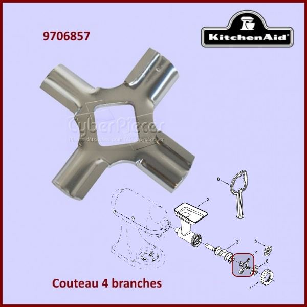Couteau 4 branches Kitchenaid FGA 9706857