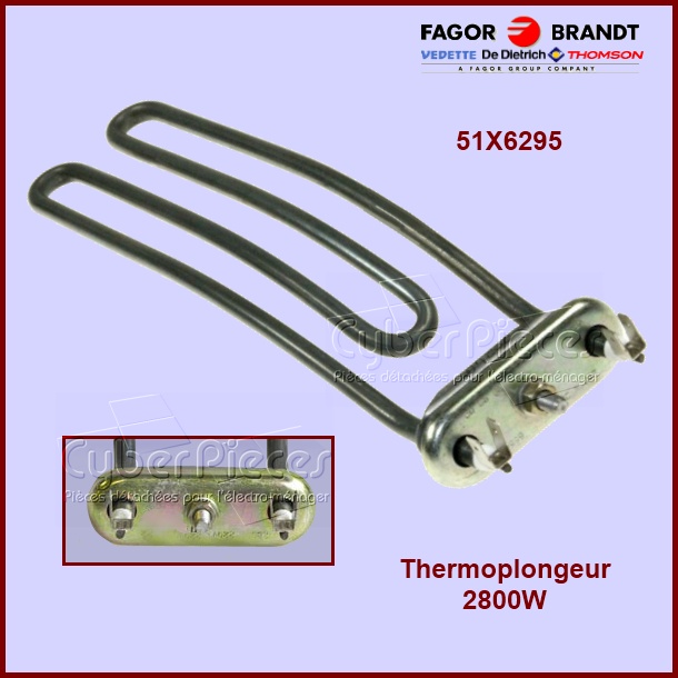 Thermoplongeur 2800W  Brandt 51X6295