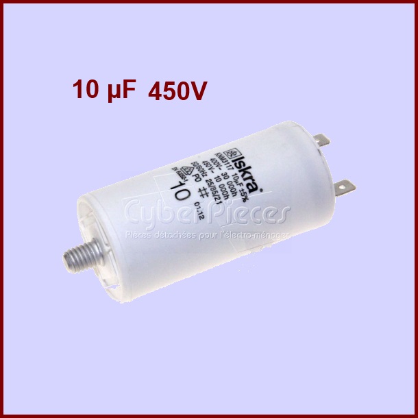 Condensateur 10,0µF 450 Volts