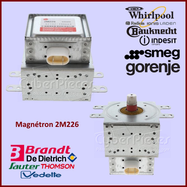 Magnétron 2M226 Whirlpool 480120100161