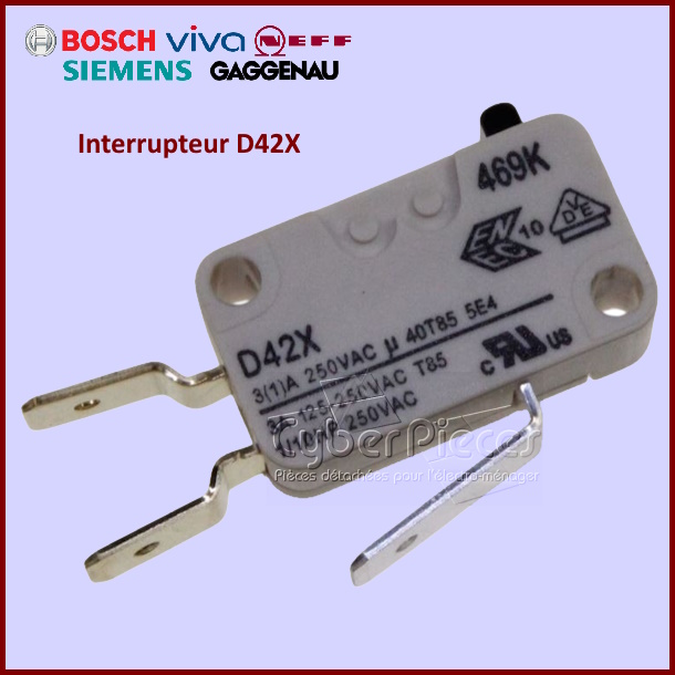 Interrupteur D42X Bosch 00165611