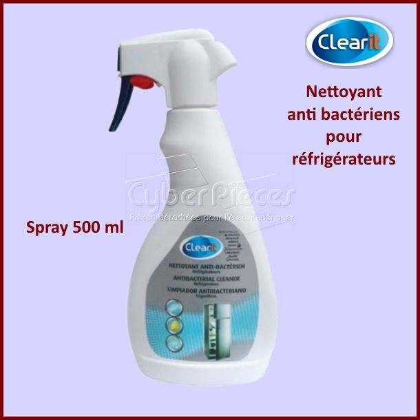 Nettoyant anti bactériens pour réfrigérateur Clearit