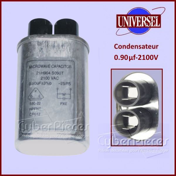 Condensateur 0,90µF (0,90mF) 2100V
