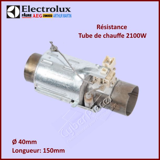 Résistance tube de chauffe 2100W Electrolux 50277796004