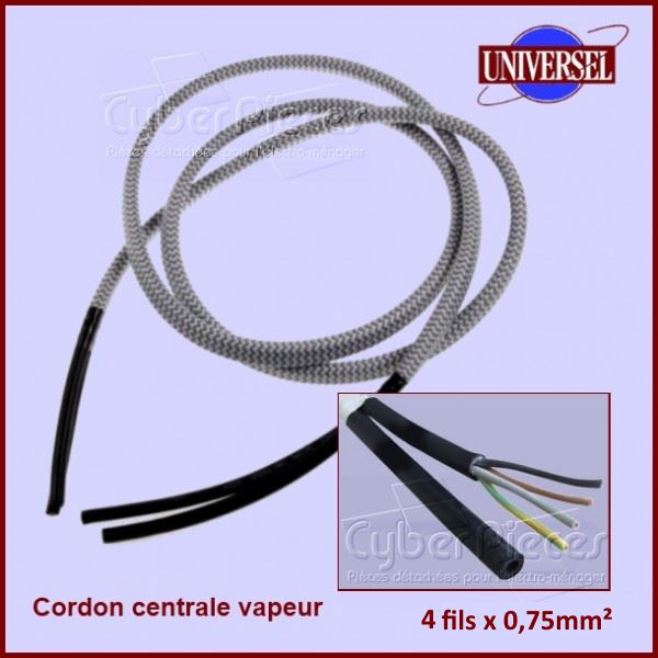 Cordon d'alimentation 4x0,75mm pour Centrales vapeurs