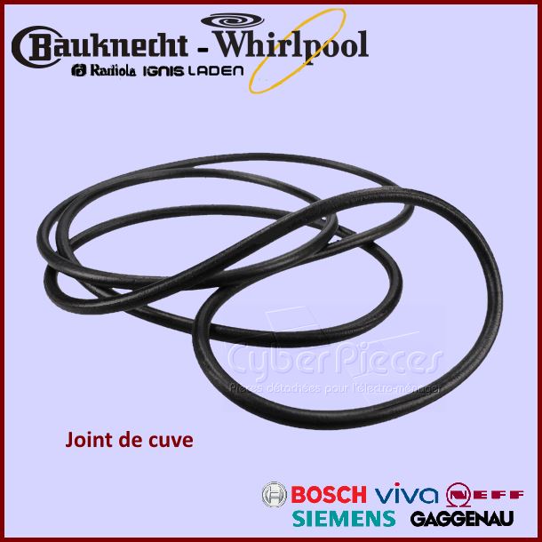 Joint de cuve Whirlpool 481253268078