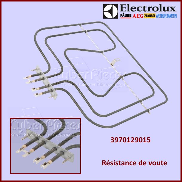 Resistance de grill 2450W Electrolux 3970129015