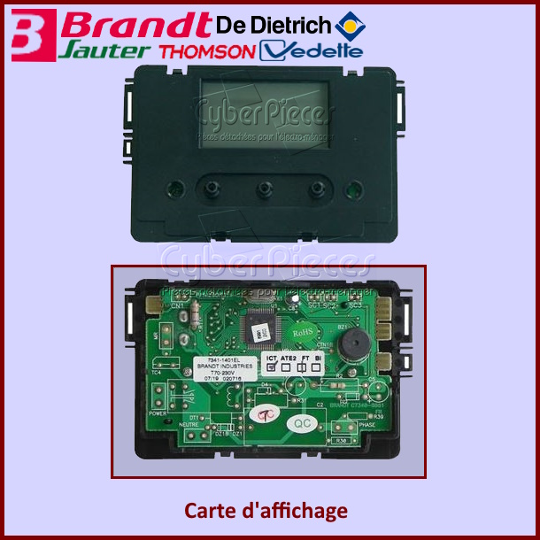 Carte d'affichage Brandt 70X0070