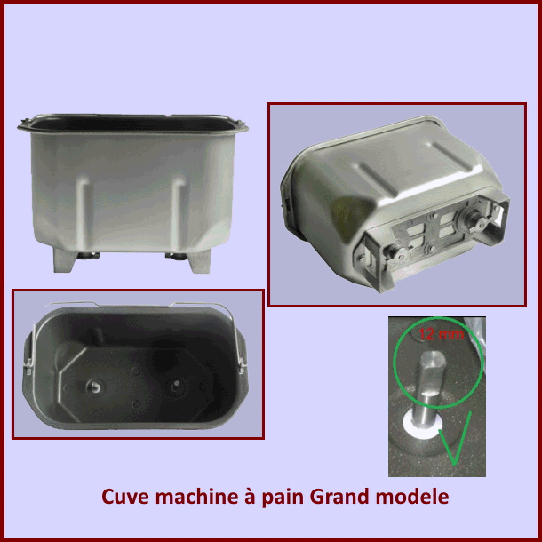Cuve machine à pain Grand modele 28599