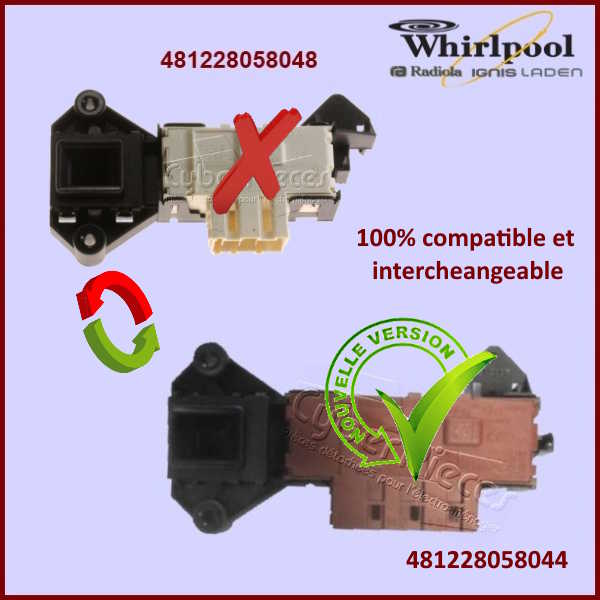 Sécurité de porte Whirlpool 481228058048 remplacé