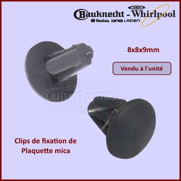 Doigt picot pour fixation plaque mica 481249148028