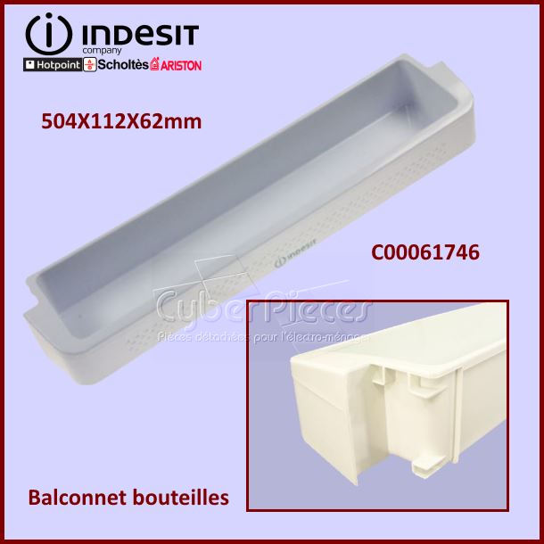 Balconnet bouteille Indesit C00061746