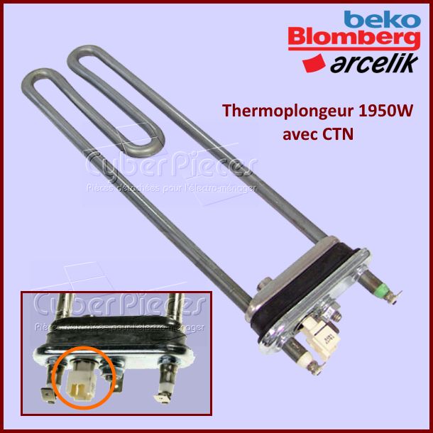 Thermoplongeur 1950W - Longueur 280mm