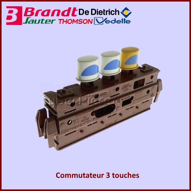 Commutateur 3 touches V36H000C8