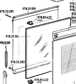 Vitre Intérieur - Pièces four