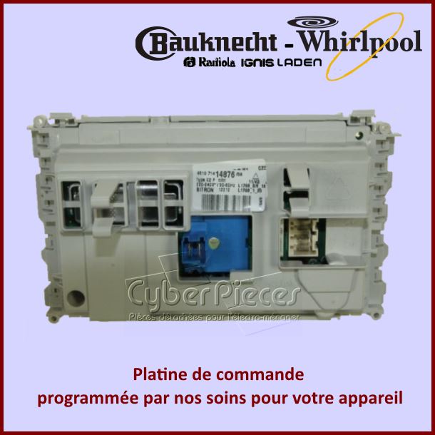 Carte électronique de contrôle Domino Whirlpool 480111104627