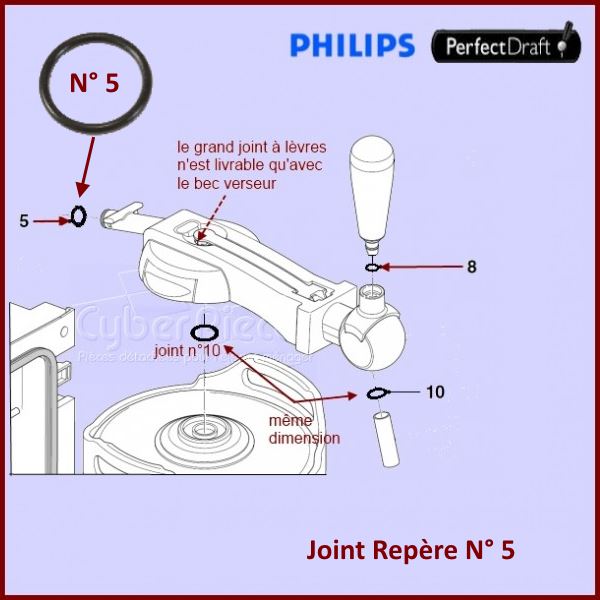 Joint Torique PerfectDraft O-ring (N°05)  996500026126