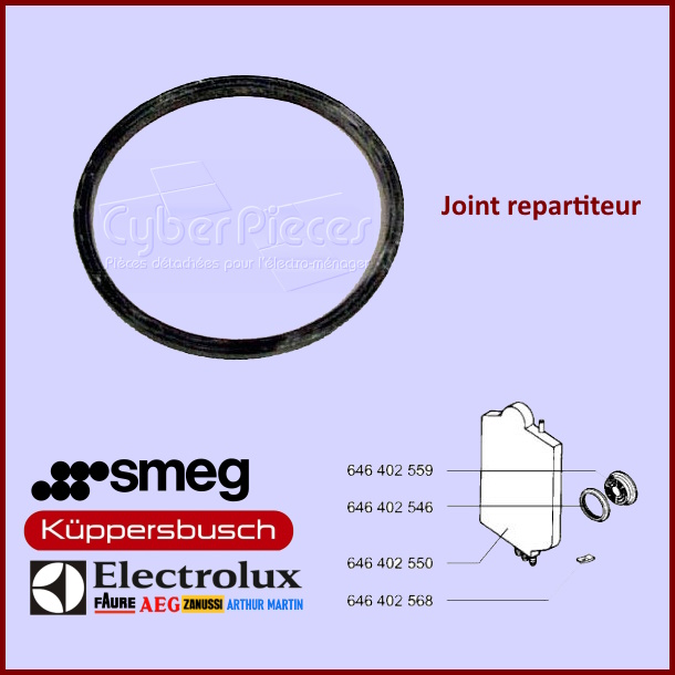 Joint répartiteur Electrolux 50659231000