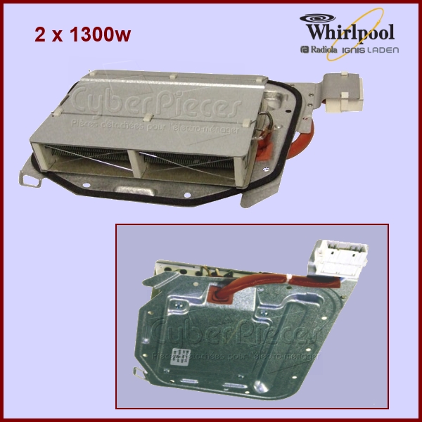 Élément De Chauffe 2x1300w 481225928895