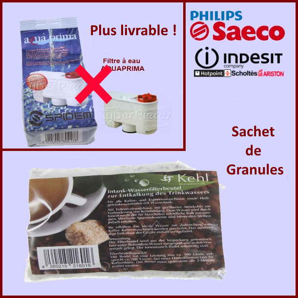 Cartouche filtrante Aqua Prima Saeco 996530071773