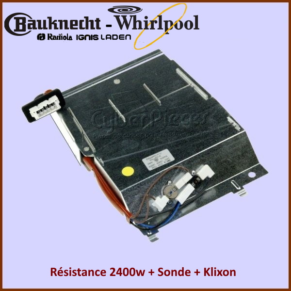 Résistance 2400w Whirlpool 481010669313