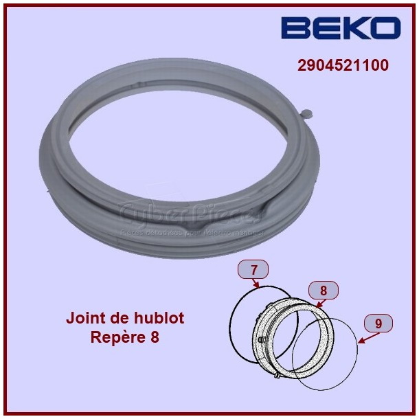 Manchette de hublot Beko 2904520100