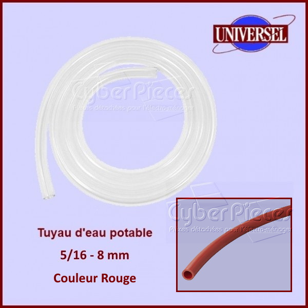 Tuyau d'eau potable 5/16" - 8mm - Vendu au mètre