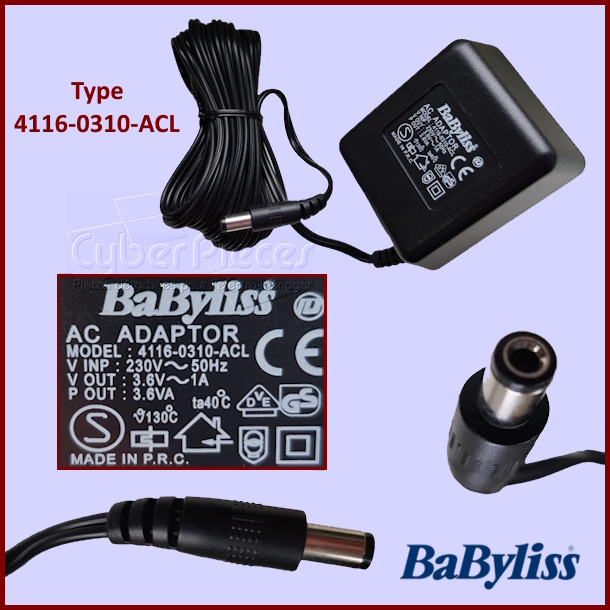 Adaptateur chargeur Babyliss 4116-0310-ACL