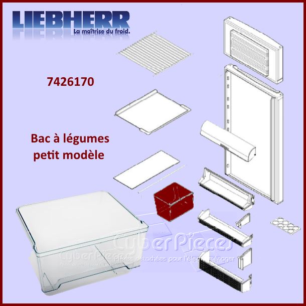 Bac à légumes petit modèle Liebherr 7426170