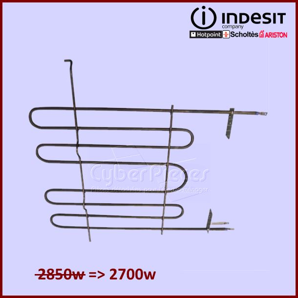 Resistance De Voute 2700w Indesit C00140135