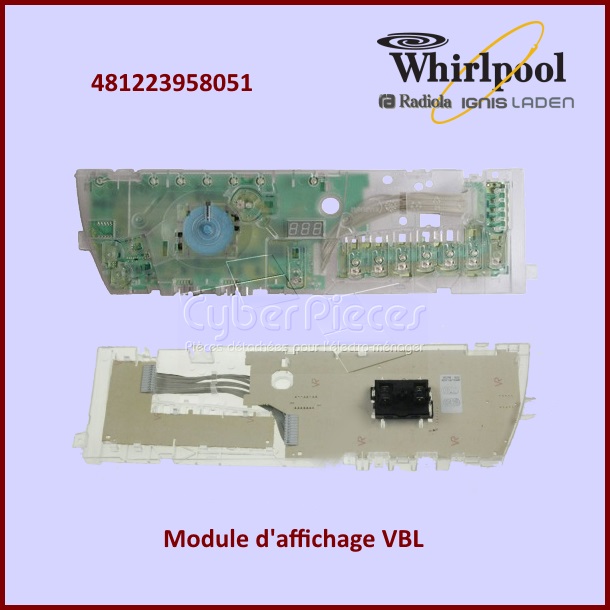 Carte électronique De Commande Whirlpool 481223958051