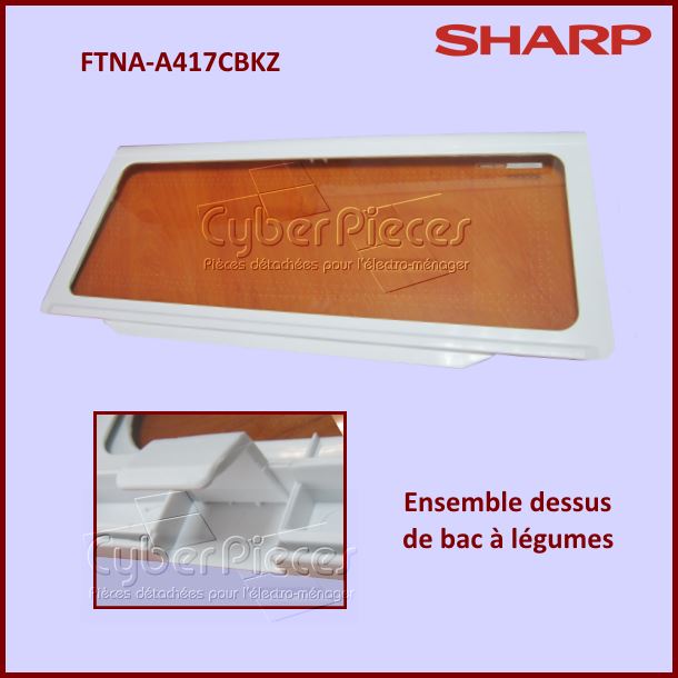 Ensemble dessus de bac à légumes Sharp FTNA-A417CBKZ