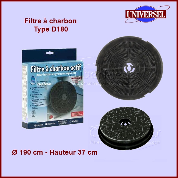 Filtre à charbon Type D180 - CR300
