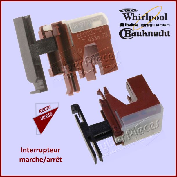 Interrupteur Whirlpool 481941028998