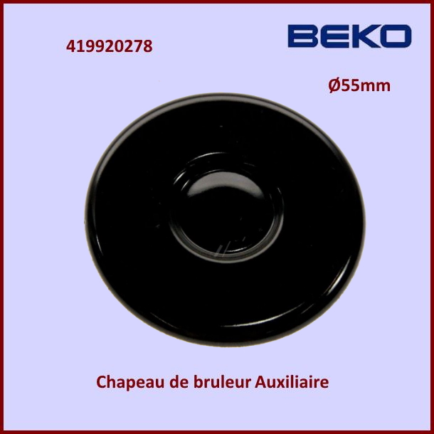 Chapeau bruleur Auxiliaire SABAF Beko 419920278