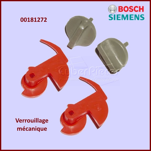 Verrouillage mécanique de hotte Bosch 00181272