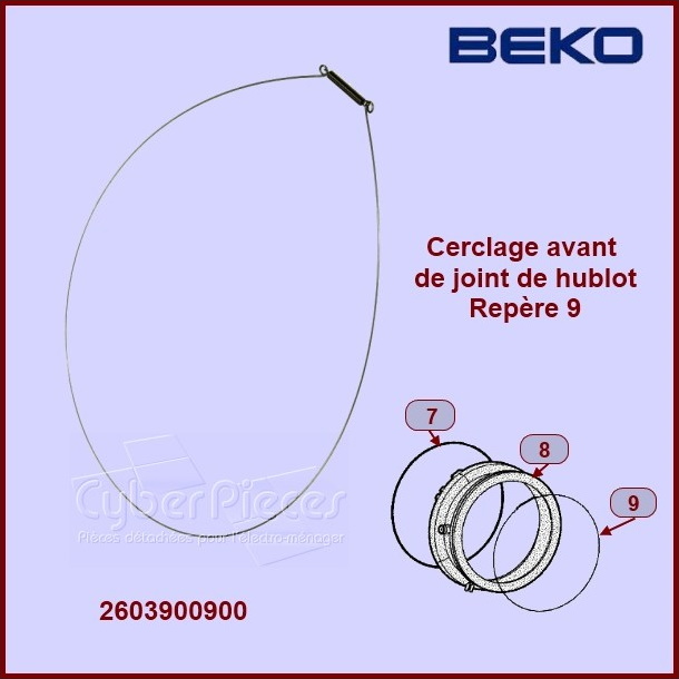 Cerclage avant de manchette Beko 2603901200