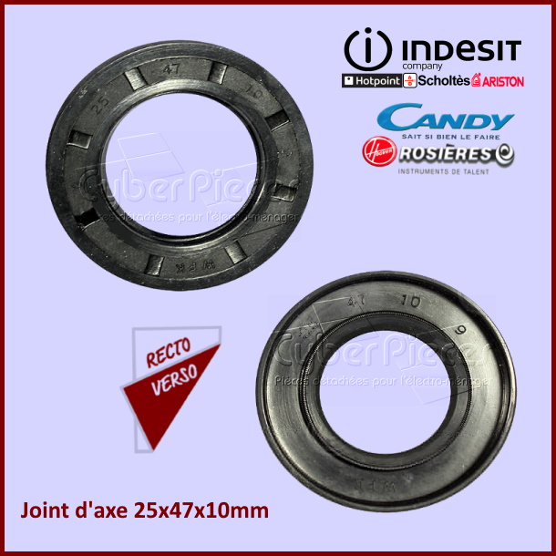 Joint d'axe 25x47x10mm Indesit C00002592