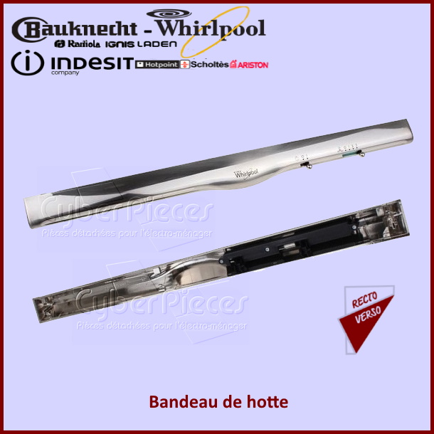 Bandeau de hotte Whirlpool 481245319588