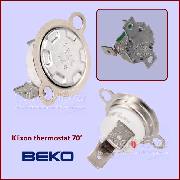 Klixon thermostat 70° Beko 263410018