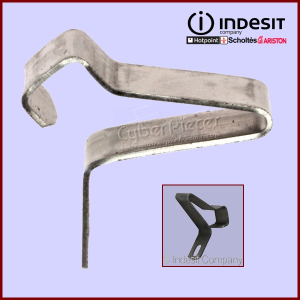 Crochet Inox ressort Indesit C00063326