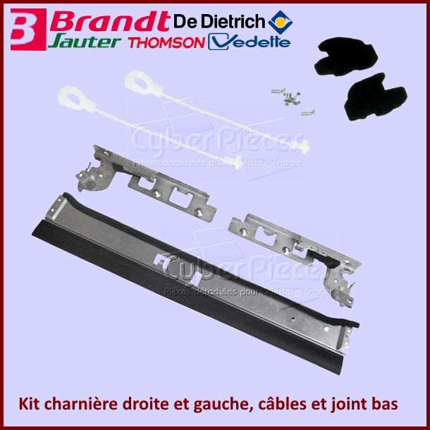 Kit charnière et joint Brandt 32X0611