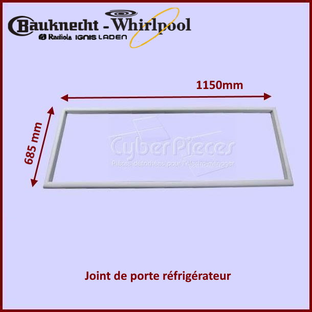 Joint de porte réfrigérateur Whirlpool 481246688577