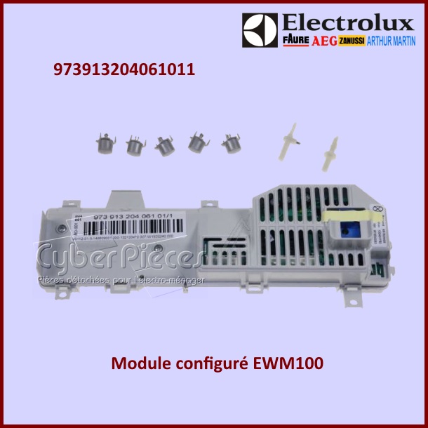 Carte Electronique configuré Electrolux 973913204061011