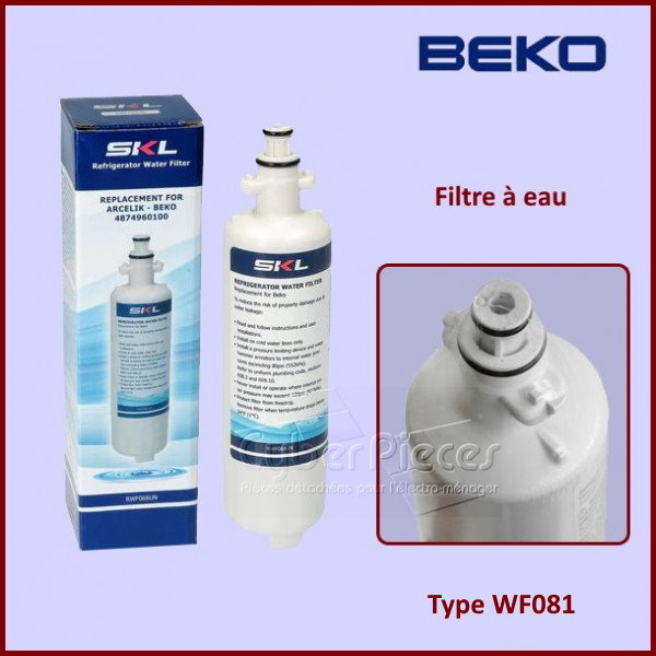 Filtre à eau Type WF081 pour réfrigérateur US