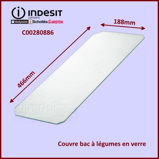 Couvre bac à légumes Indesit C00280886