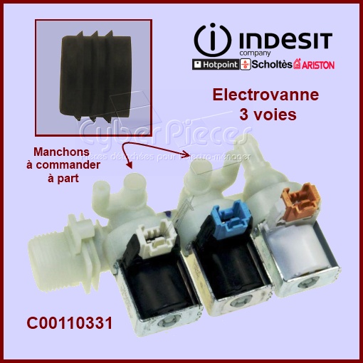 Électrovanne triple à bornier C00110331