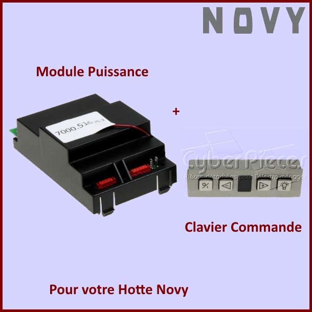 Carte électronique de Puissance + Boitier de Commande NOVY