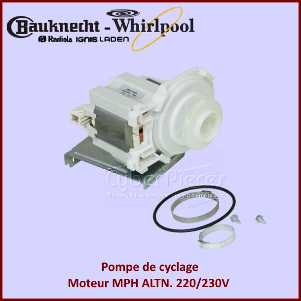 Pompe de cyclage MPH ALTN. 220/230V Whirlpool 480140102397